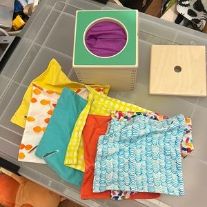 Lovevery Tissue Box The Senser Play Kit 5-6 months baby Toy Montessori Wooden